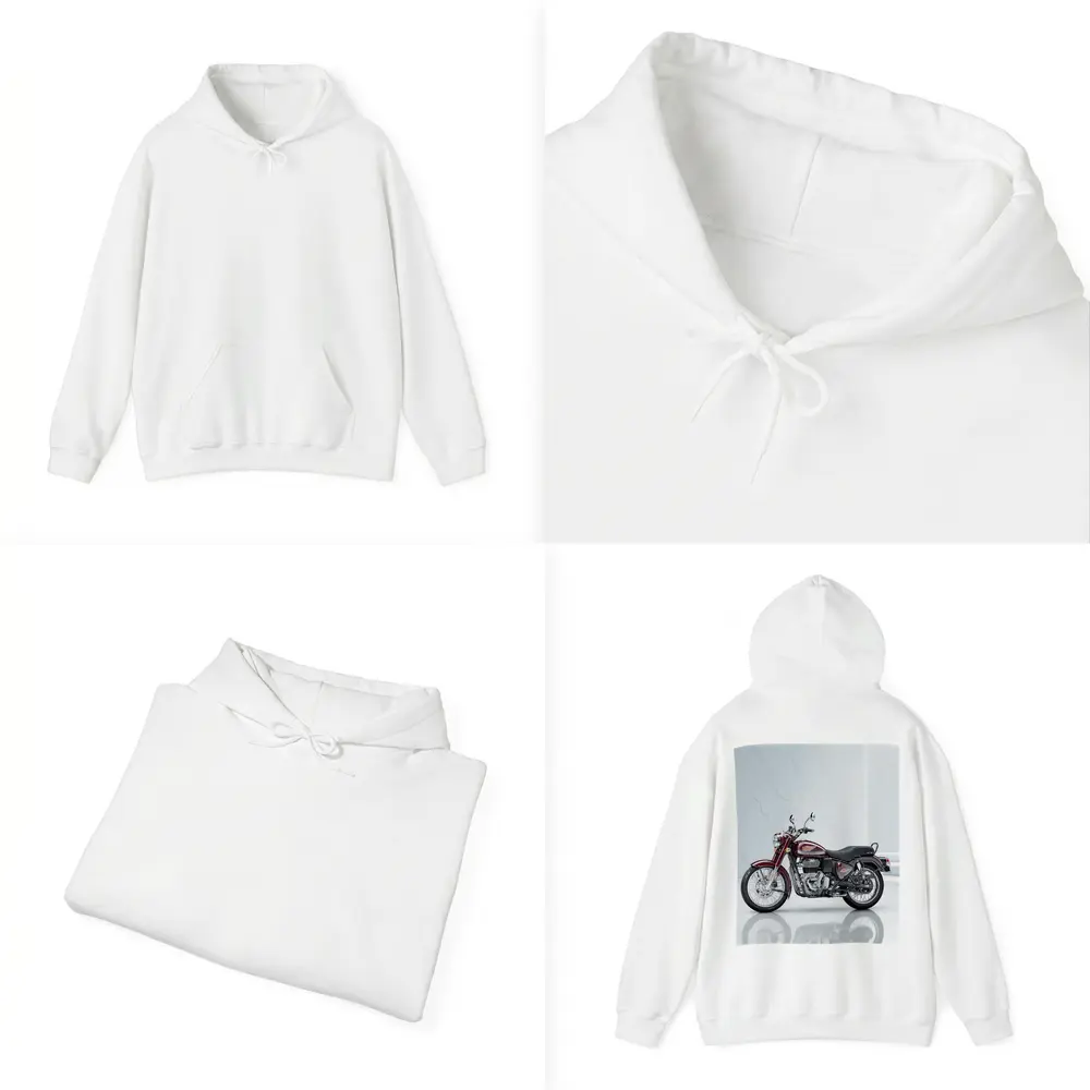 Royal Enfield Bullet Classic Maroon Studio – Hoodies
