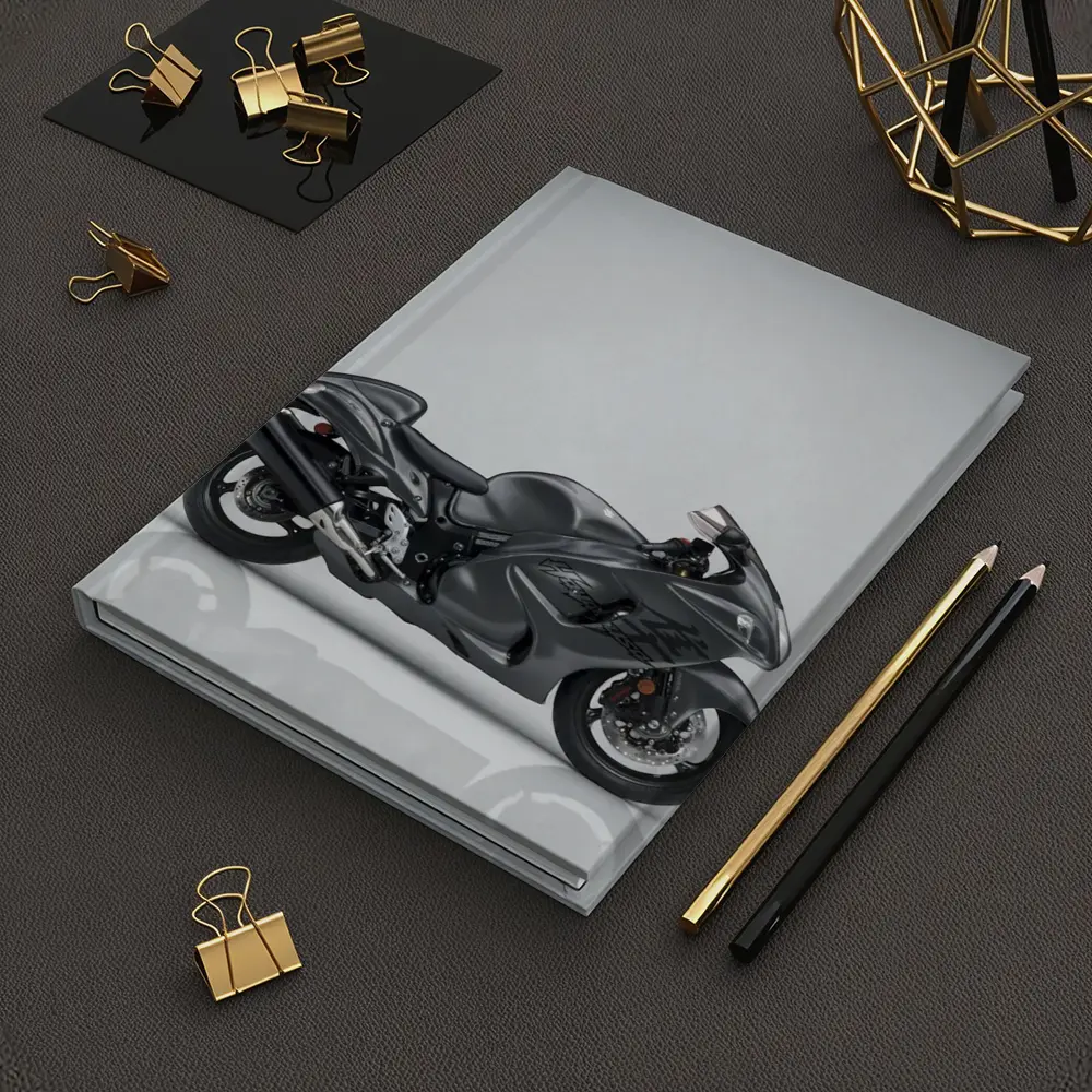 Suzuki Hayabusa Sport Bike Gray Studio – Notebooks