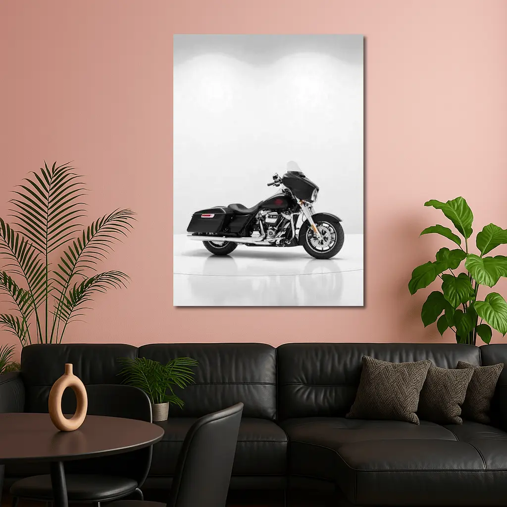 Harley Davidson Electra Glide Black Bagger – Wall Art