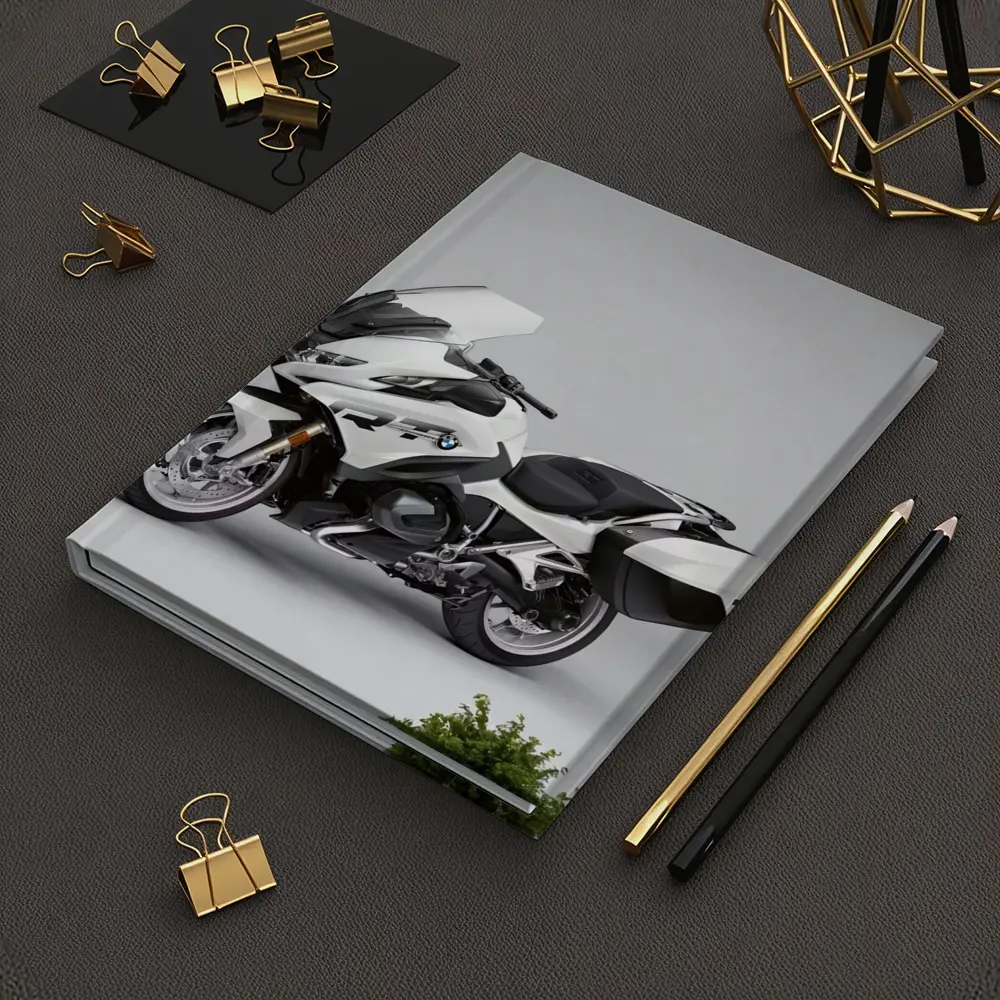 BMW R1250RT Touring Motorcycle White Studio – Notebooks