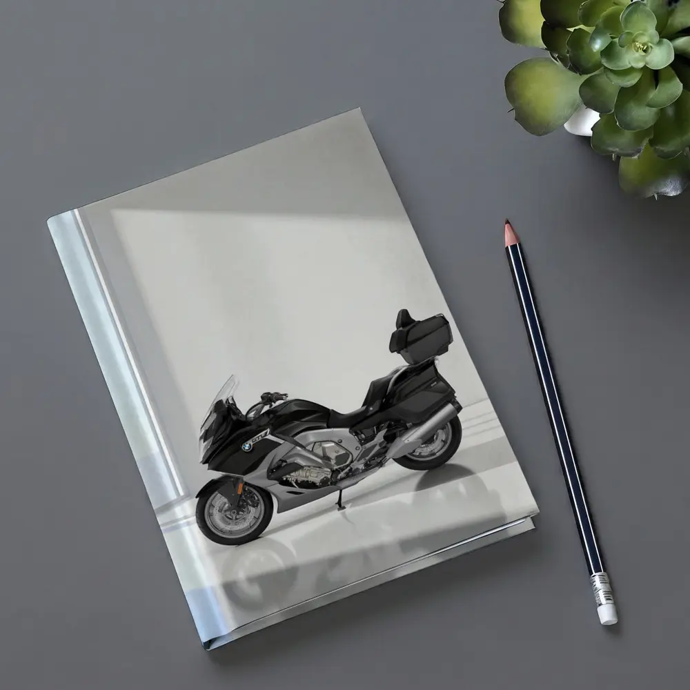 BMW Touring Motorcycle Black Minimal Studio – Notebooks