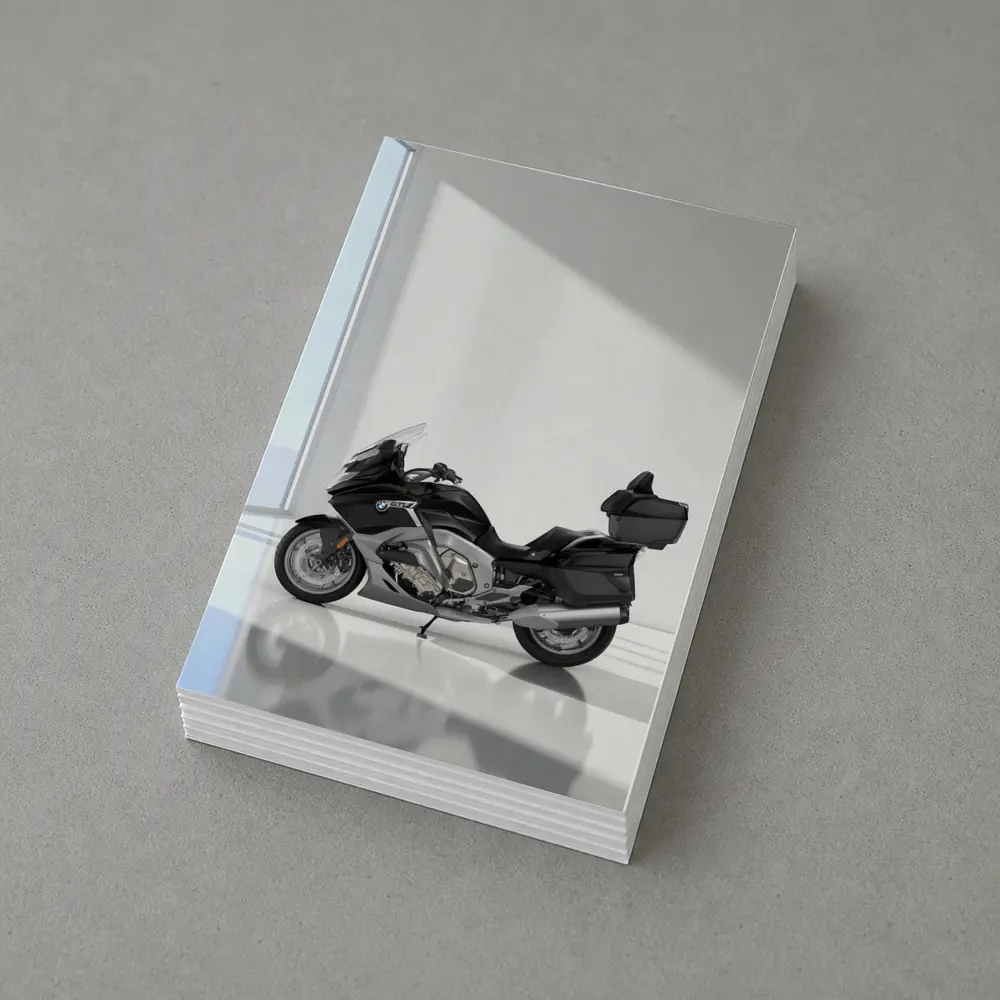 BMW Touring Motorcycle Black Minimal Studio – Postcards