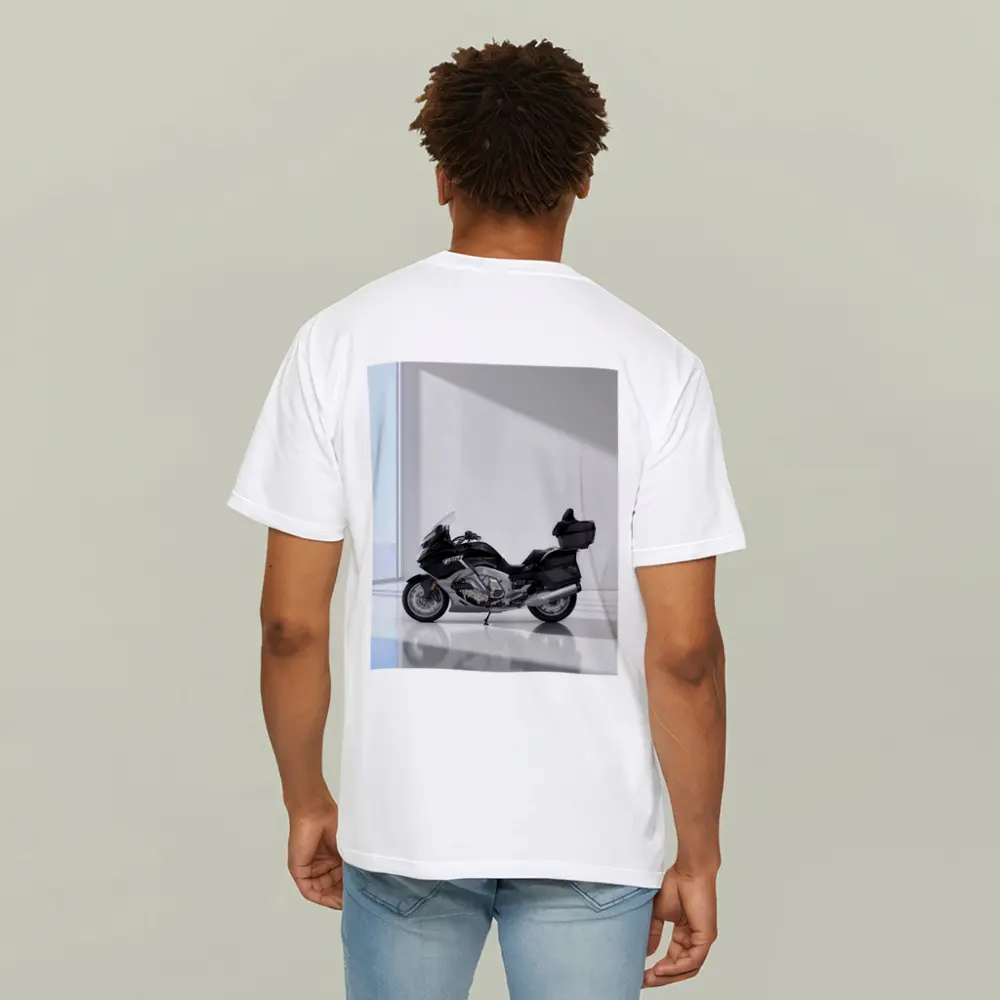 BMW Touring Motorcycle Black Minimal Studio – T-Shirts