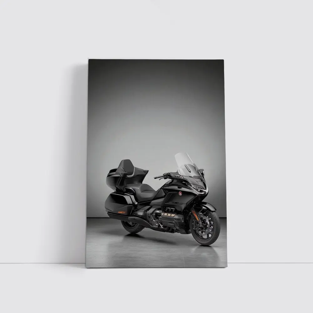 Honda Gold Wing Touring Motorcycle Gray Studio – Wall Art