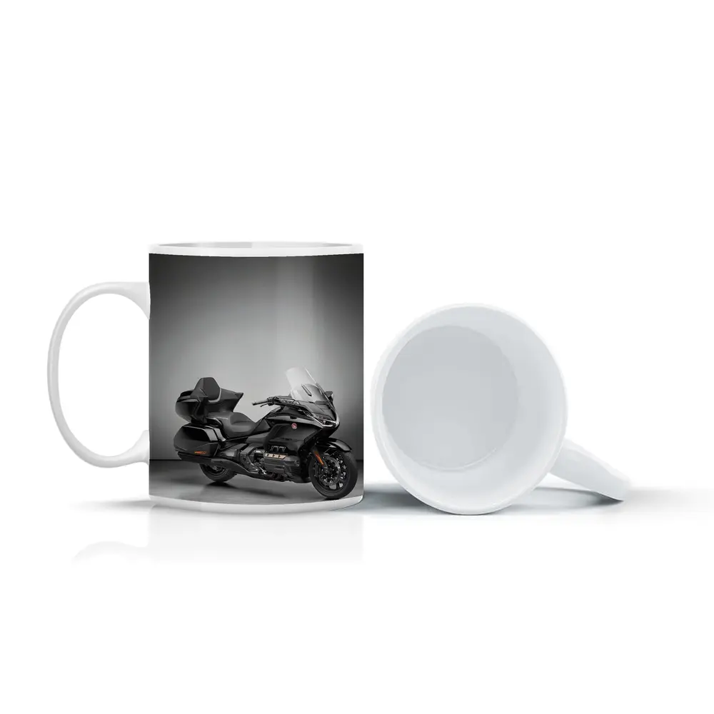 Honda Gold Wing Touring Motorcycle Gray Studio – Mugs