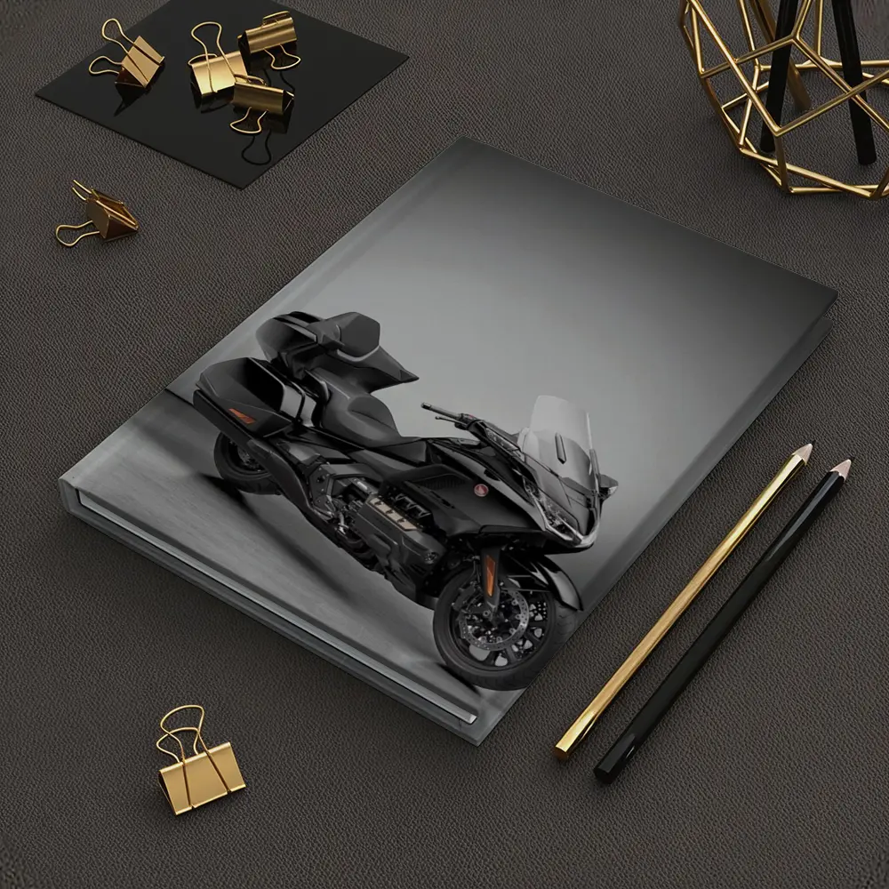 Honda Gold Wing Touring Motorcycle Gray Studio – Notebooks
