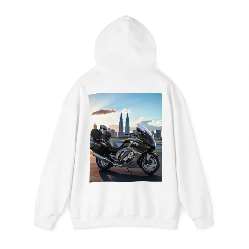 BMW K1600 GTL Touring Motorcycle City Skyline – Hoodies