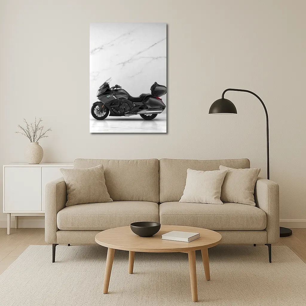 BMW K Grand Tour Dark Gray Motorcycle – Wall Art
