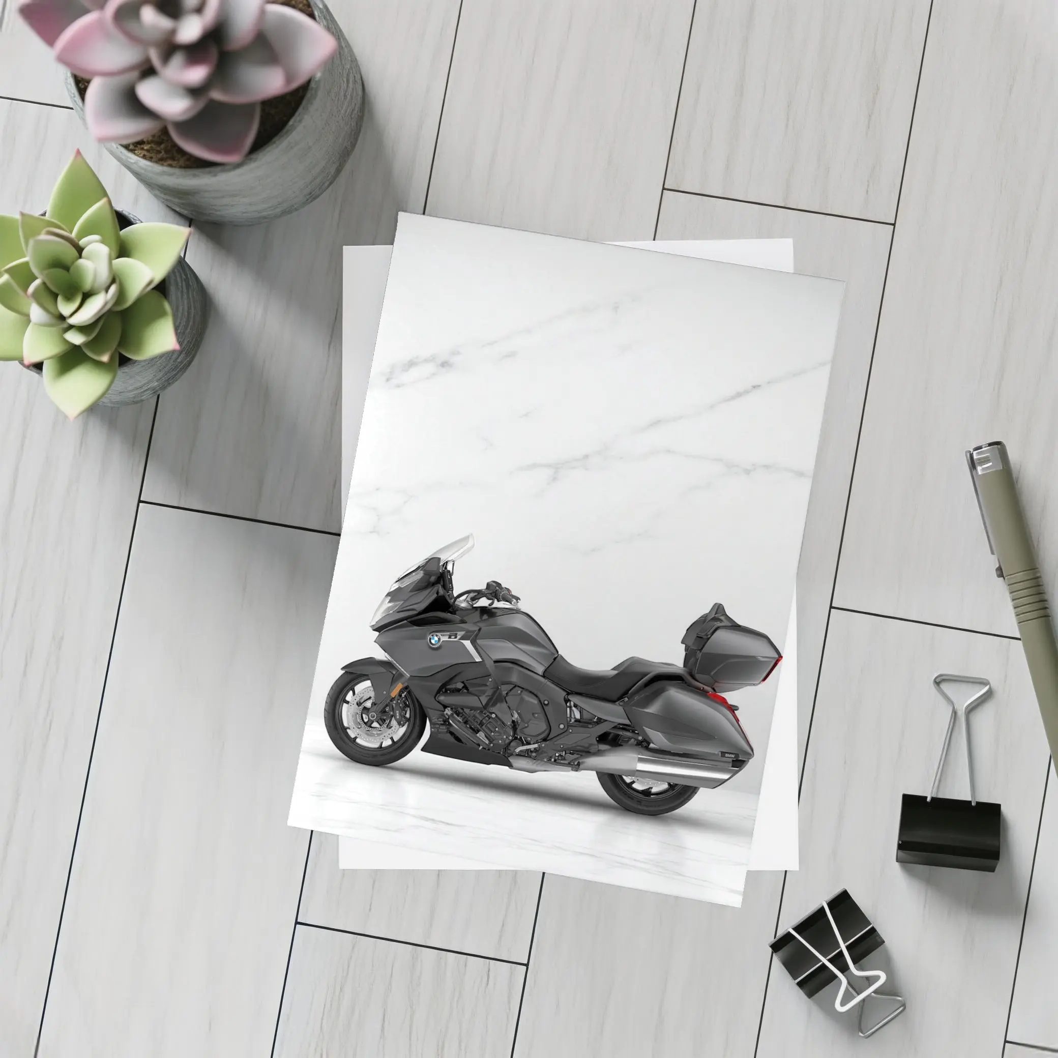 BMW K Grand Tour Dark Gray Motorcycle – Postcards