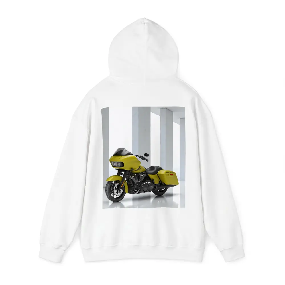 Harley Davidson Road Glide Yellow Studio Shot – Hoodies