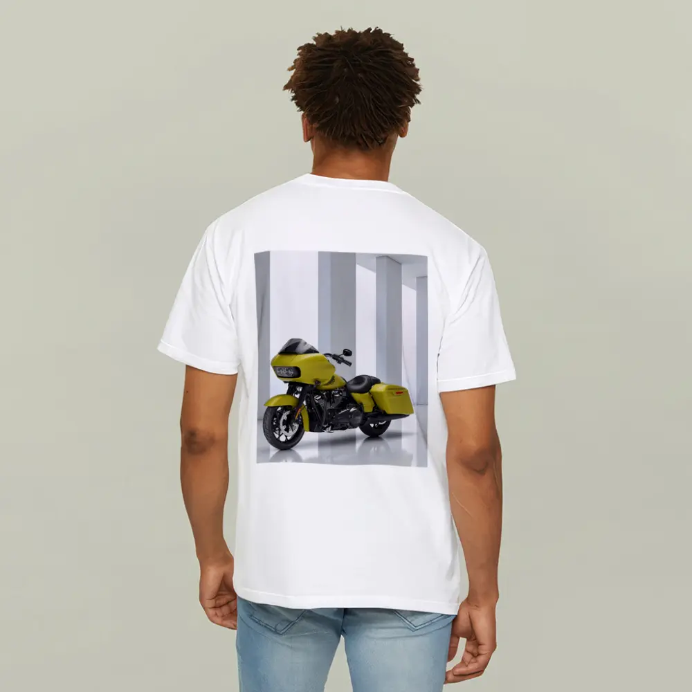Harley Davidson Road Glide Yellow Studio Shot – T-Shirts