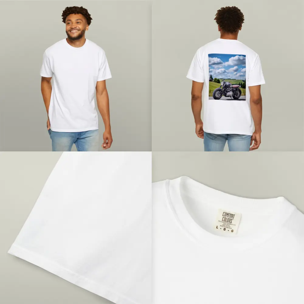 Triumph Bonneville Cafe Racer Green Hills – T-Shirts