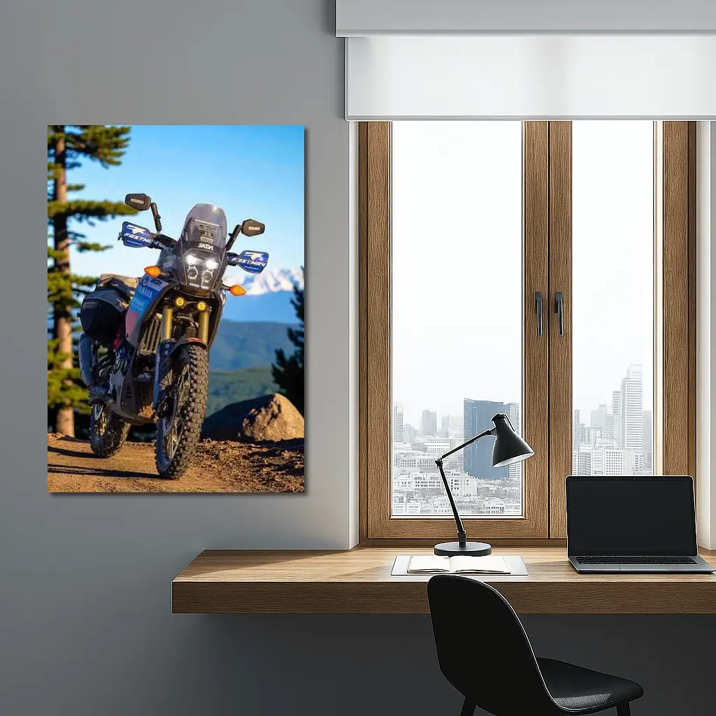 Yamaha Tenere Adventure Bike Mountain Trail – Wall Art