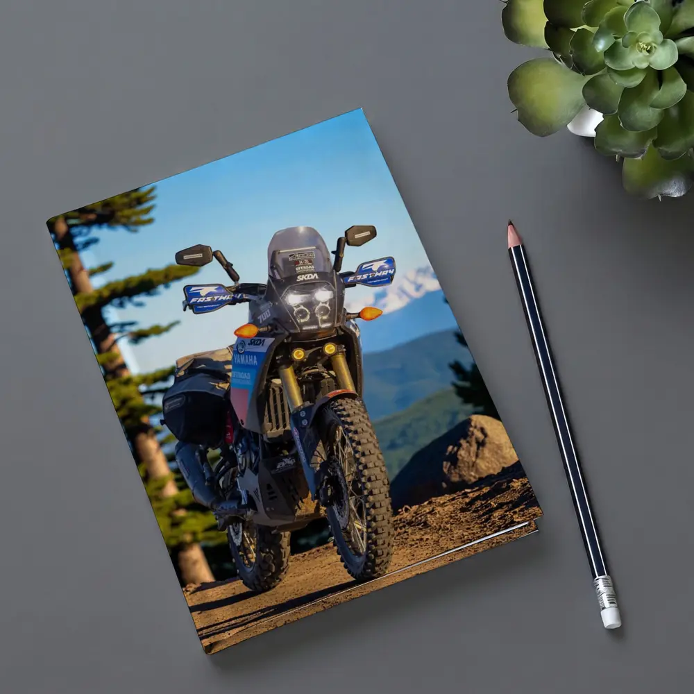 Yamaha Tenere Adventure Bike Mountain Trail – Notebooks
