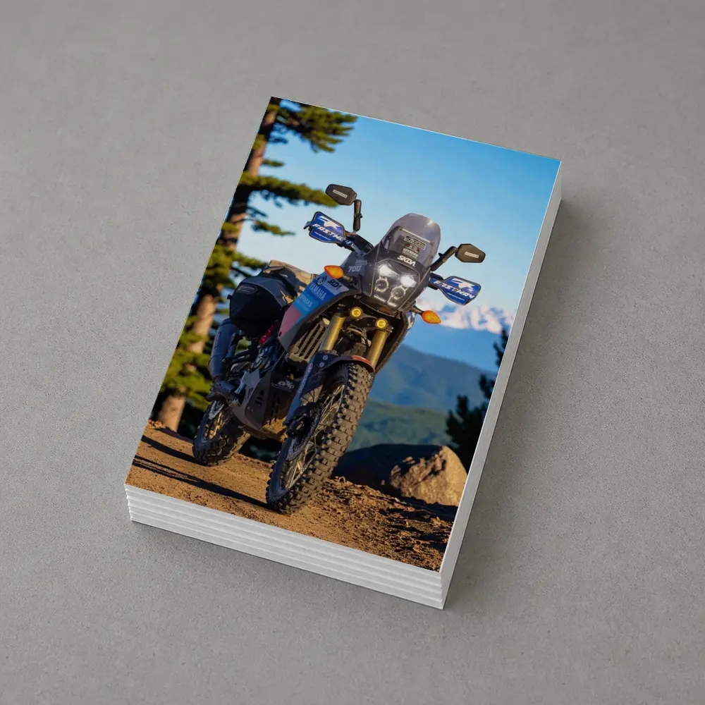 Yamaha Tenere Adventure Bike Mountain Trail – Postcards