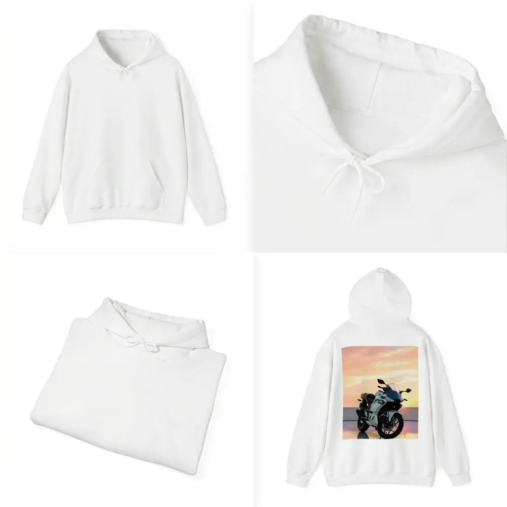 Yamaha R3 Sport Bike Sunset Sky – Hoodies