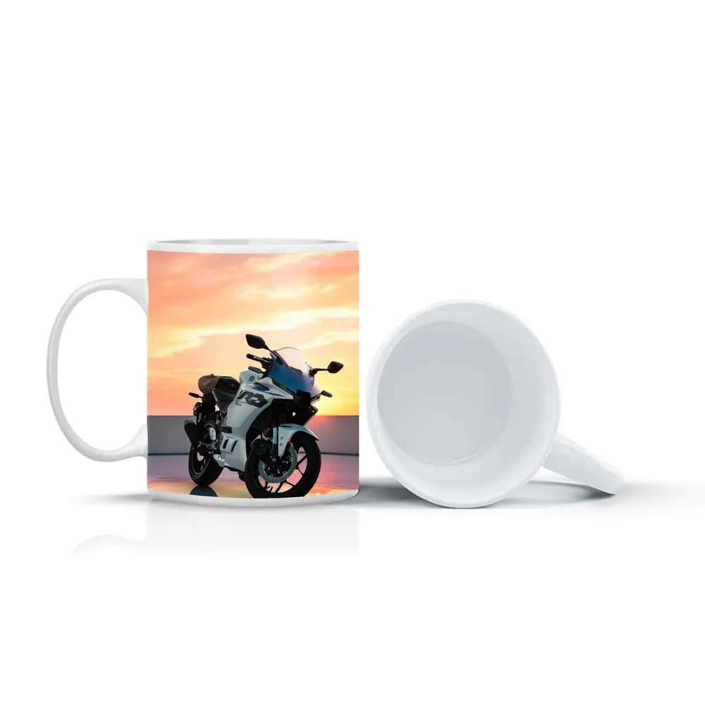 Yamaha R3 Sport Bike Sunset Sky – Mugs