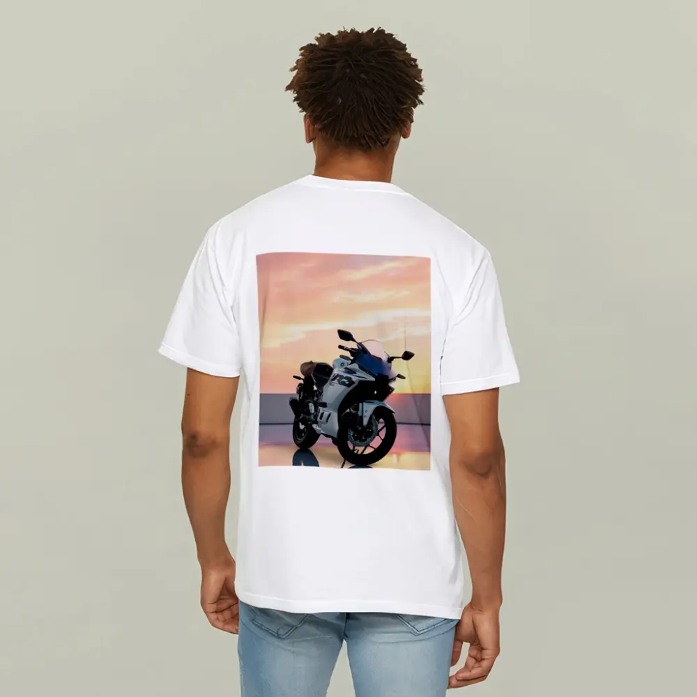 Yamaha R3 Sport Bike Sunset Sky – T-Shirts