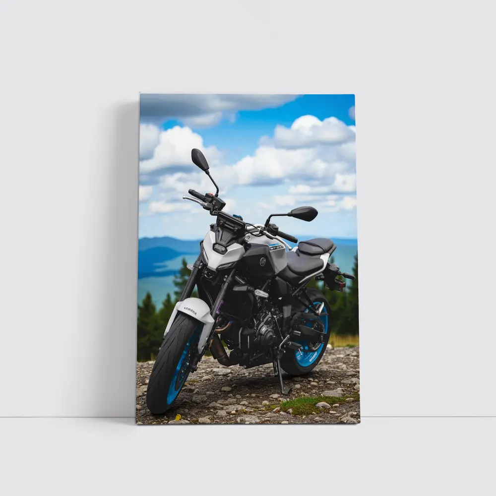 Yamaha MT07 Naked Bike Mountain Landscape – Wall Art