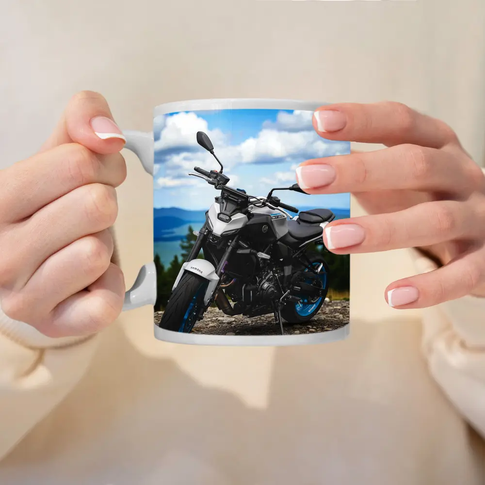 Yamaha MT07 Naked Bike Mountain Landscape – Mugs