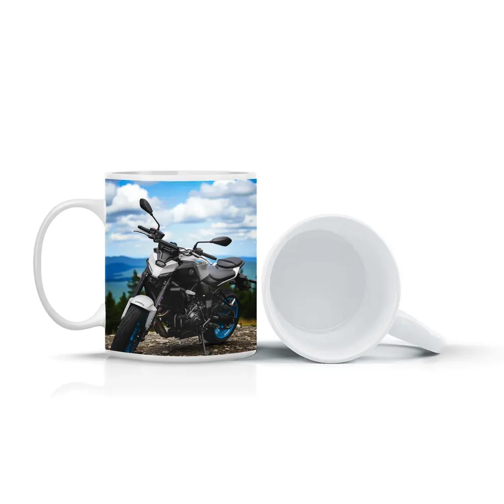 Yamaha MT07 Naked Bike Mountain Landscape – Mugs