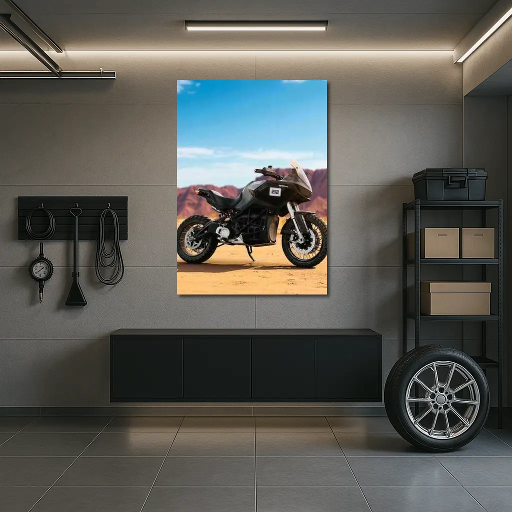 Zero Motorcycles Electric Adventure Bike Desert – Wall Art