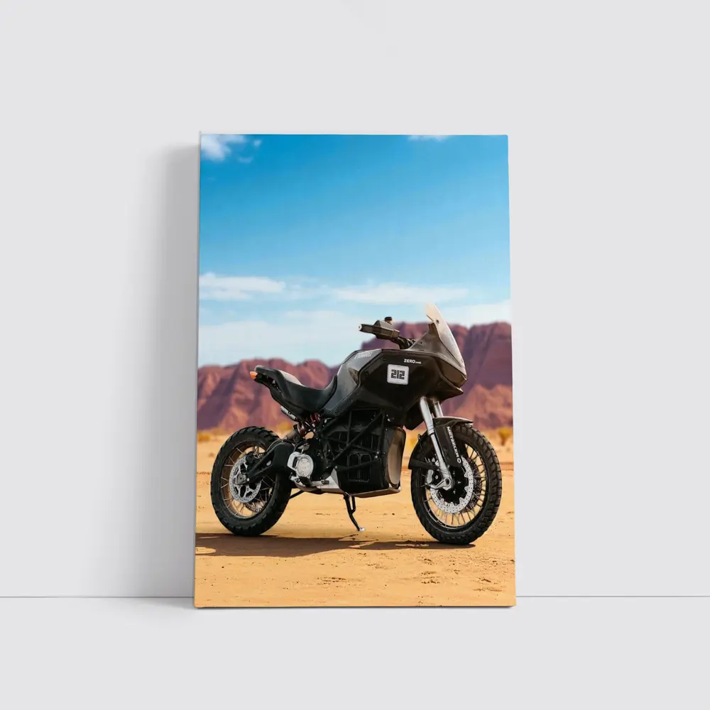 Zero Motorcycles Electric Adventure Bike Desert – Wall Art