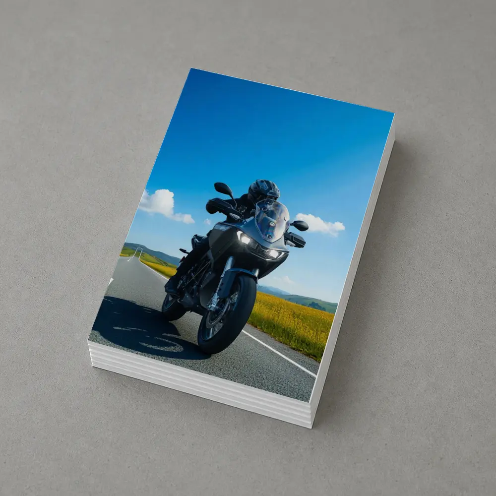 Adventure Touring Motorcycle Open Road Countryside – Postcards