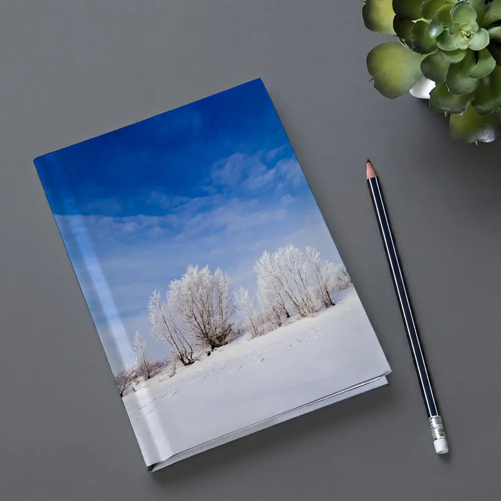 Frost Covered Trees Snowy Winter Landscape – Notebooks