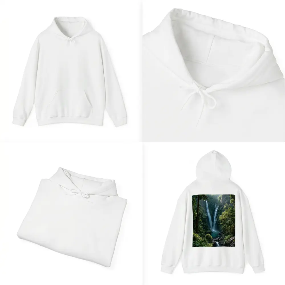 Tropical Waterfall Deep Jungle Forest – Hoodies