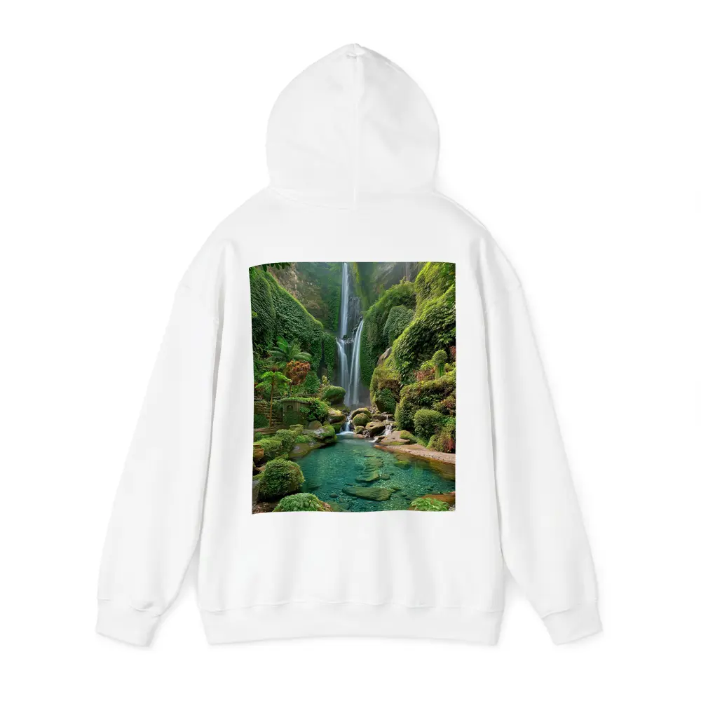 Tropical Waterfall Green Jungle Pool Nature – Hoodies