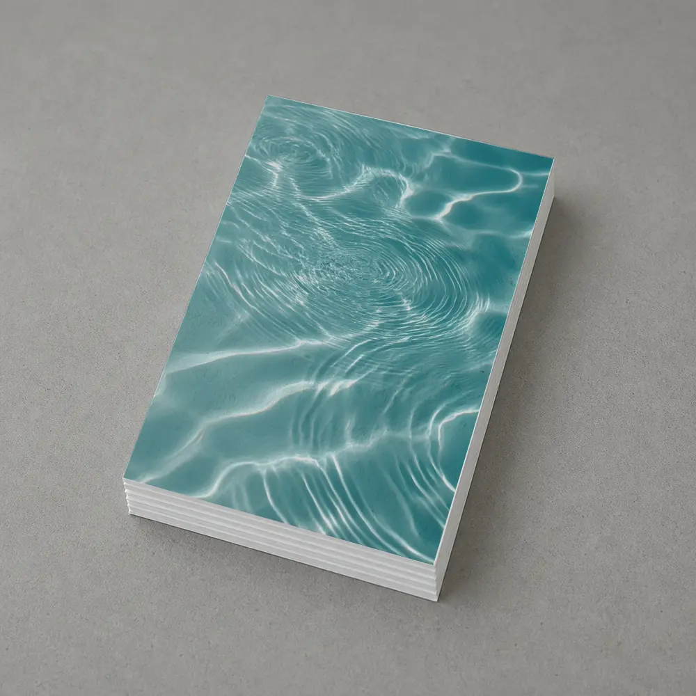Clear Teal Pool Water Ripples Light Reflections – Postcards