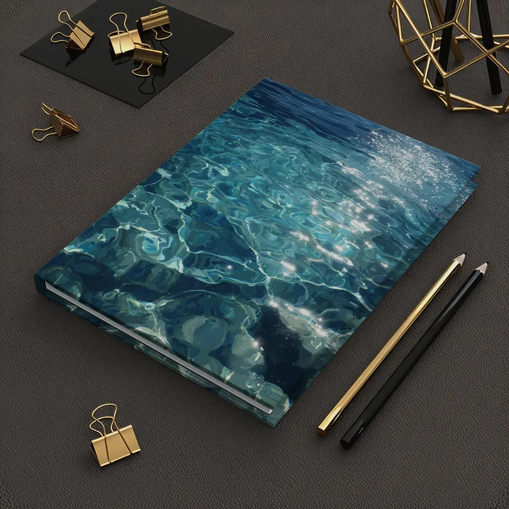 Clear Turquoise Ocean Water Sunlight Reflections – Notebooks