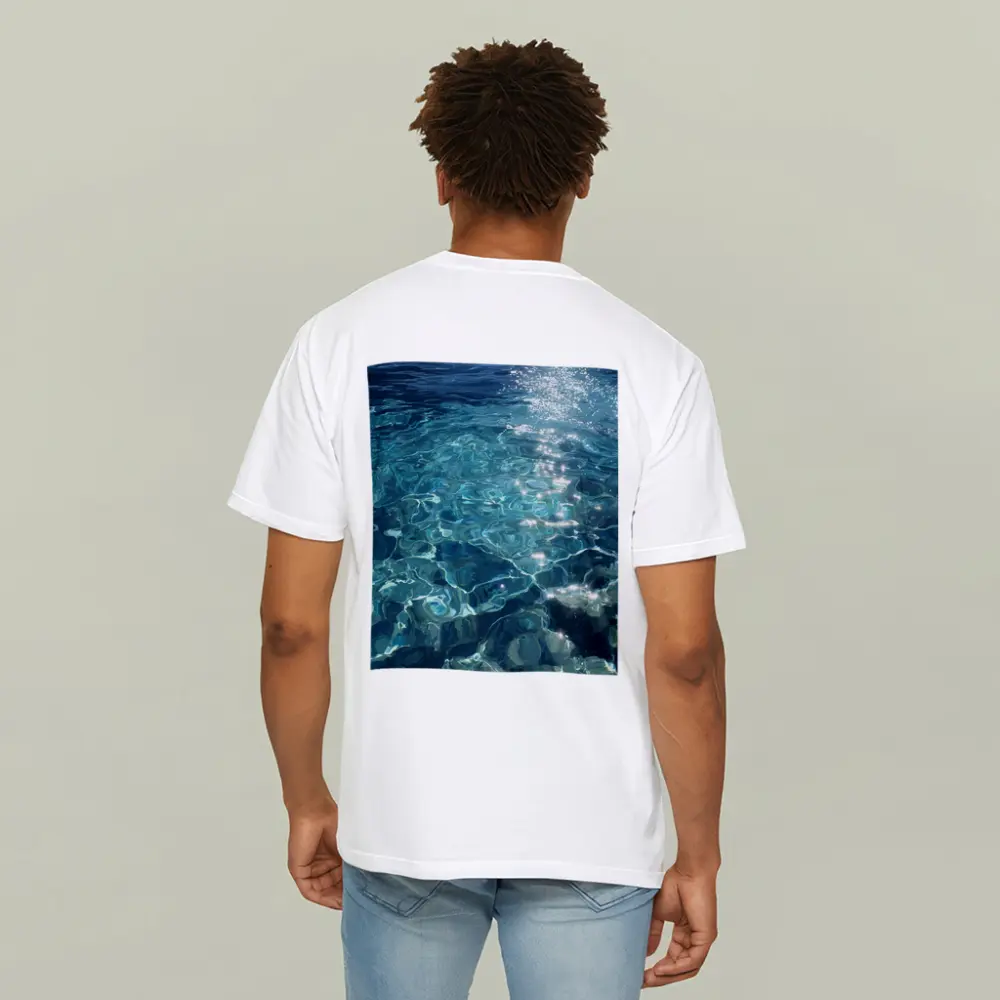 Clear Turquoise Ocean Water Sunlight Reflections – T-Shirts