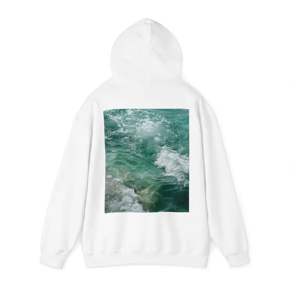 Clear Turquoise Ocean Waves Coastal Water – Hoodies