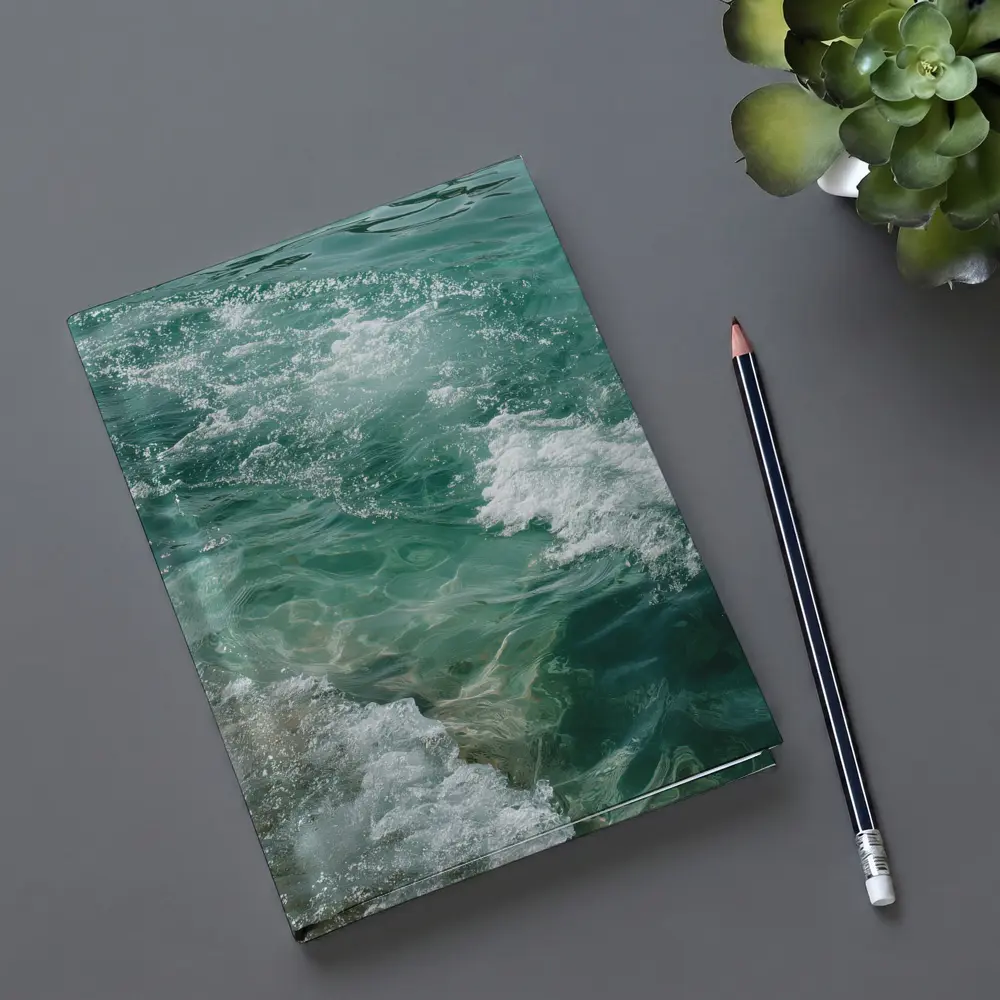 Clear Turquoise Ocean Waves Coastal Water – Notebooks