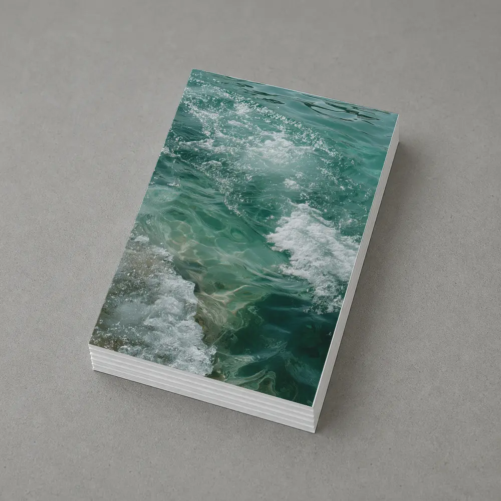Clear Turquoise Ocean Waves Coastal Water – Postcards