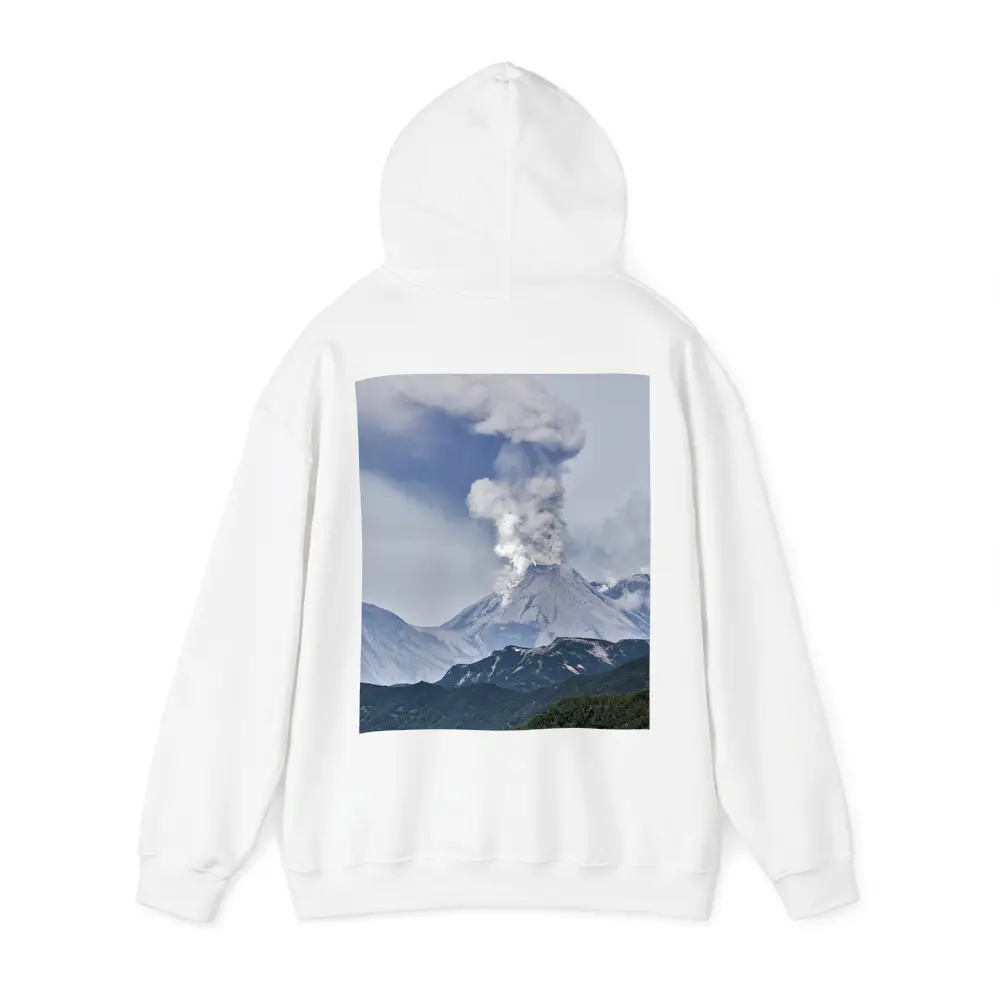 Erupting Volcano Ash Cloud Mountain Landscape – Hoodies