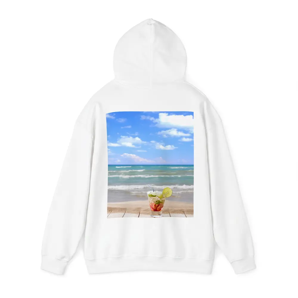 Tropical Cocktail Drink Sandy Beach Ocean – Hoodies