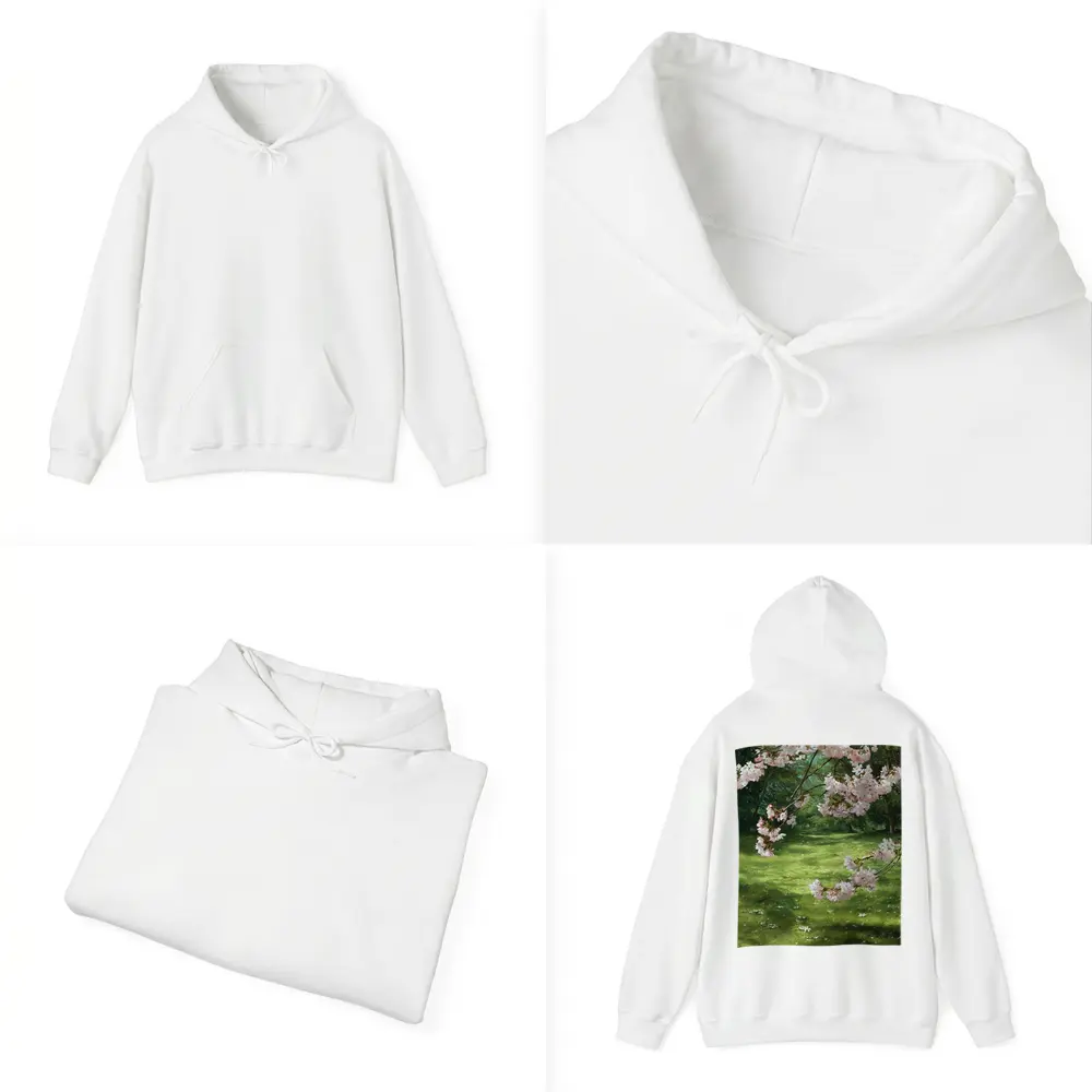 Cherry Blossom Tree Green Park Spring – Hoodies