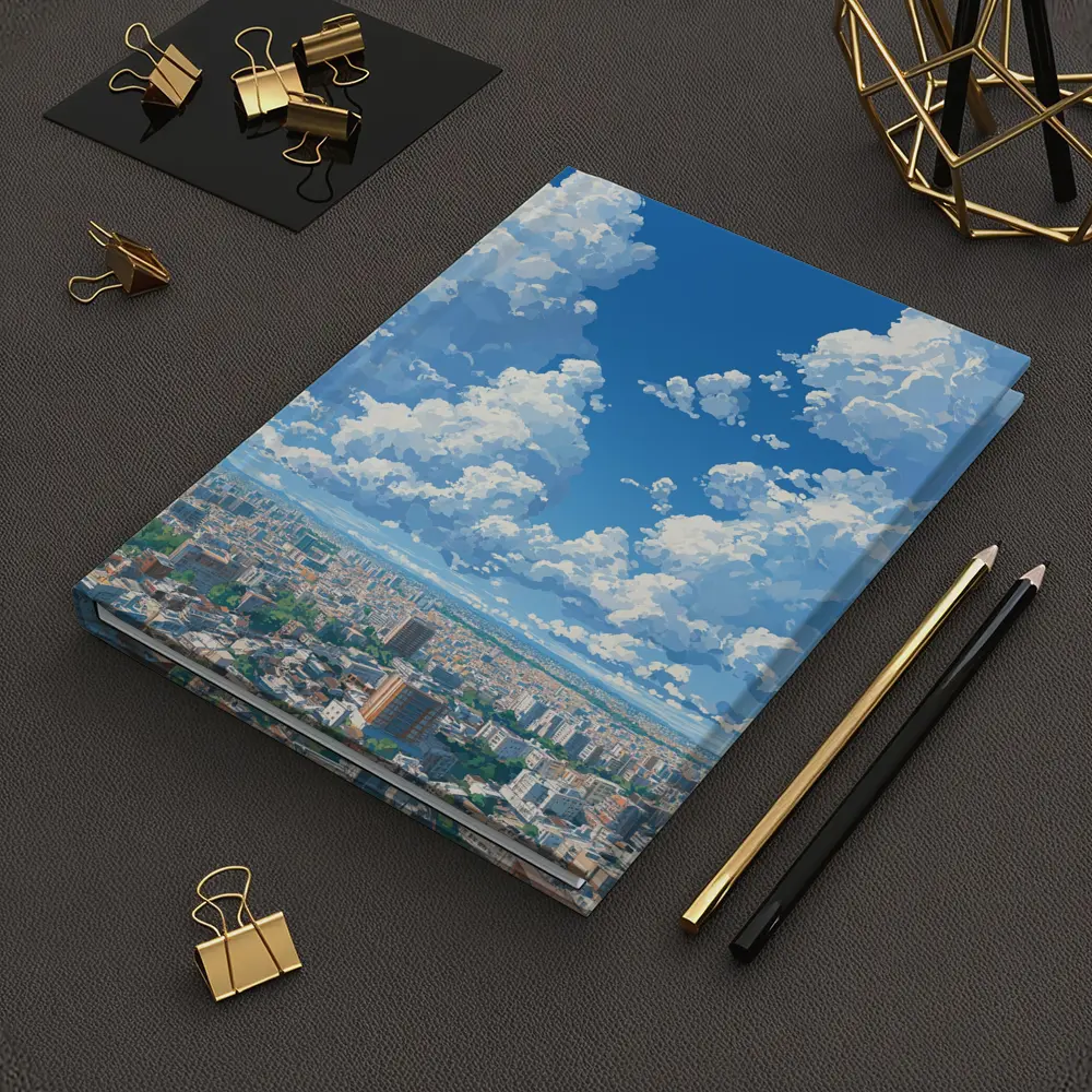 Anime City Skyline Blue Summer Sky – Notebooks
