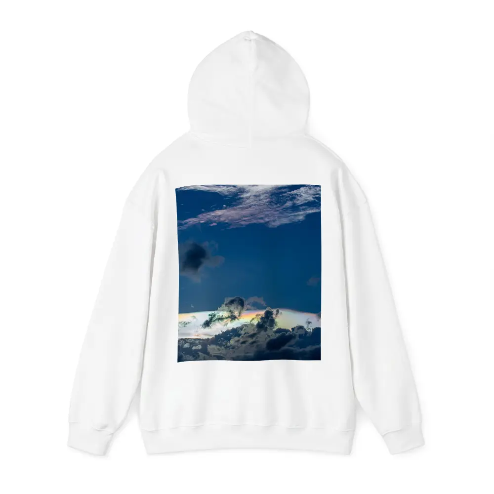 Iridescent Clouds Deep Blue Sky Photography – Hoodies