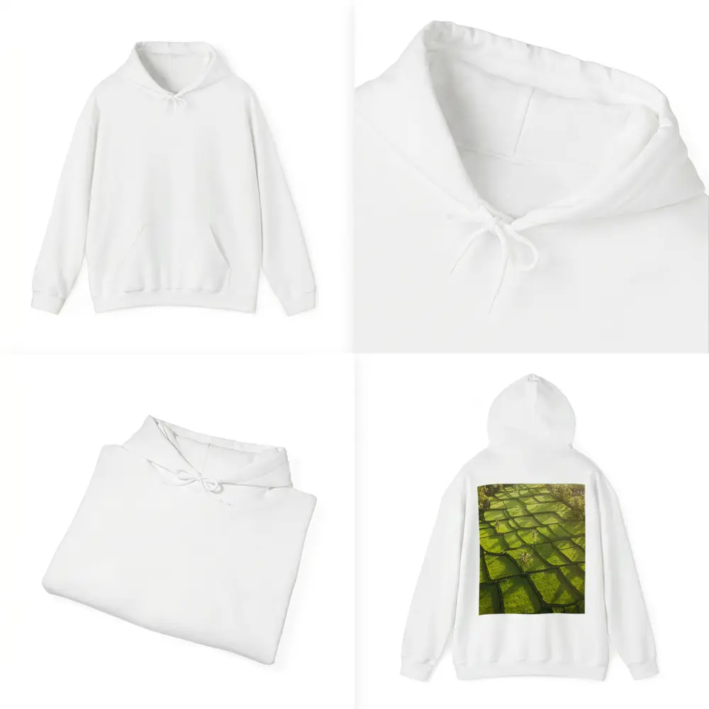 Aerial Rice Fields Green Tropical Landscape – Hoodies