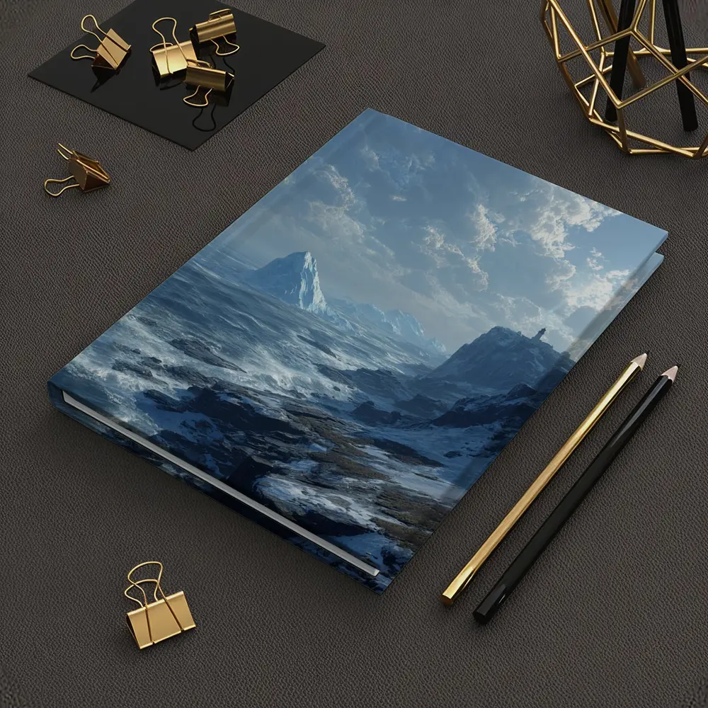 Arctic Cliffs Iceberg Ocean Winter Landscape – Notebooks