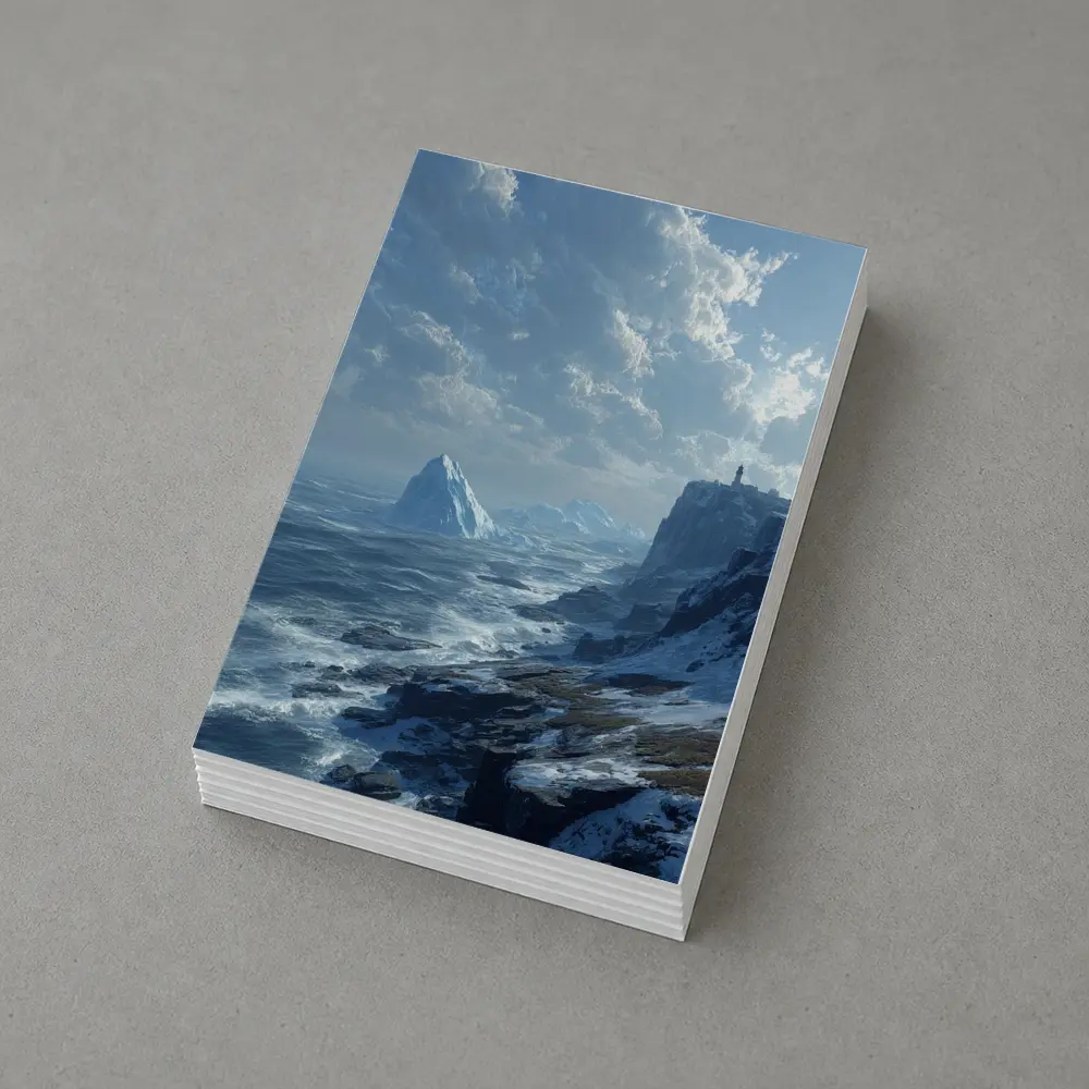 Arctic Cliffs Iceberg Ocean Winter Landscape – Postcards