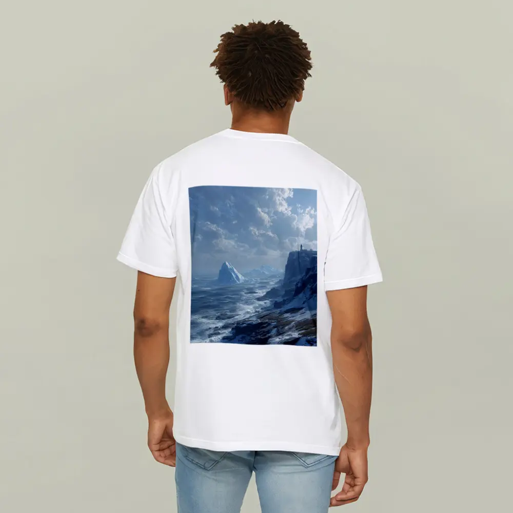 Arctic Cliffs Iceberg Ocean Winter Landscape – T-Shirts