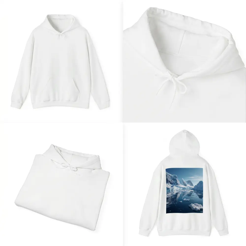 Arctic Ice Glaciers Blue Mountain Water – Hoodies