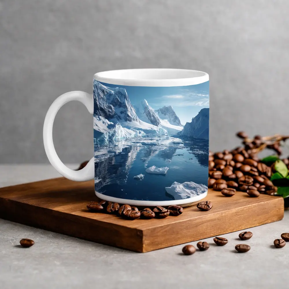 Arctic Ice Glaciers Blue Mountain Water – Mugs