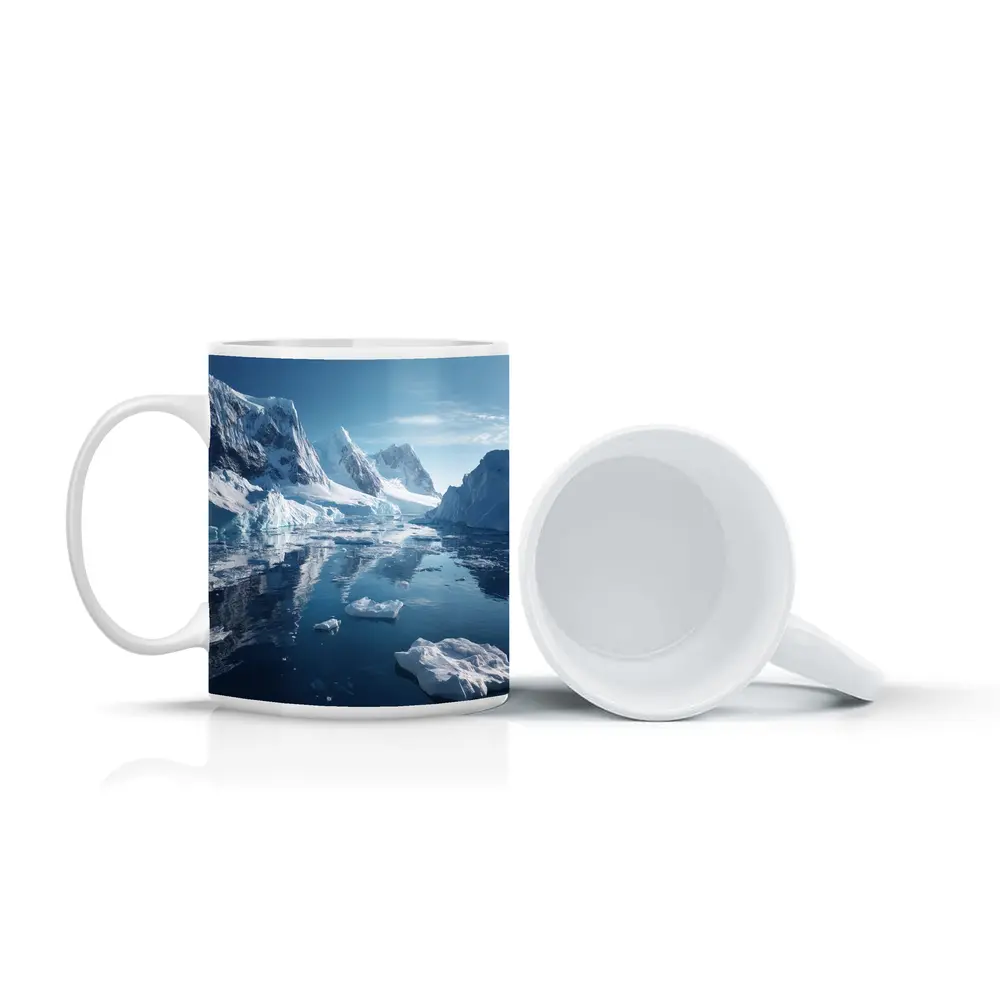 Arctic Ice Glaciers Blue Mountain Water – Mugs