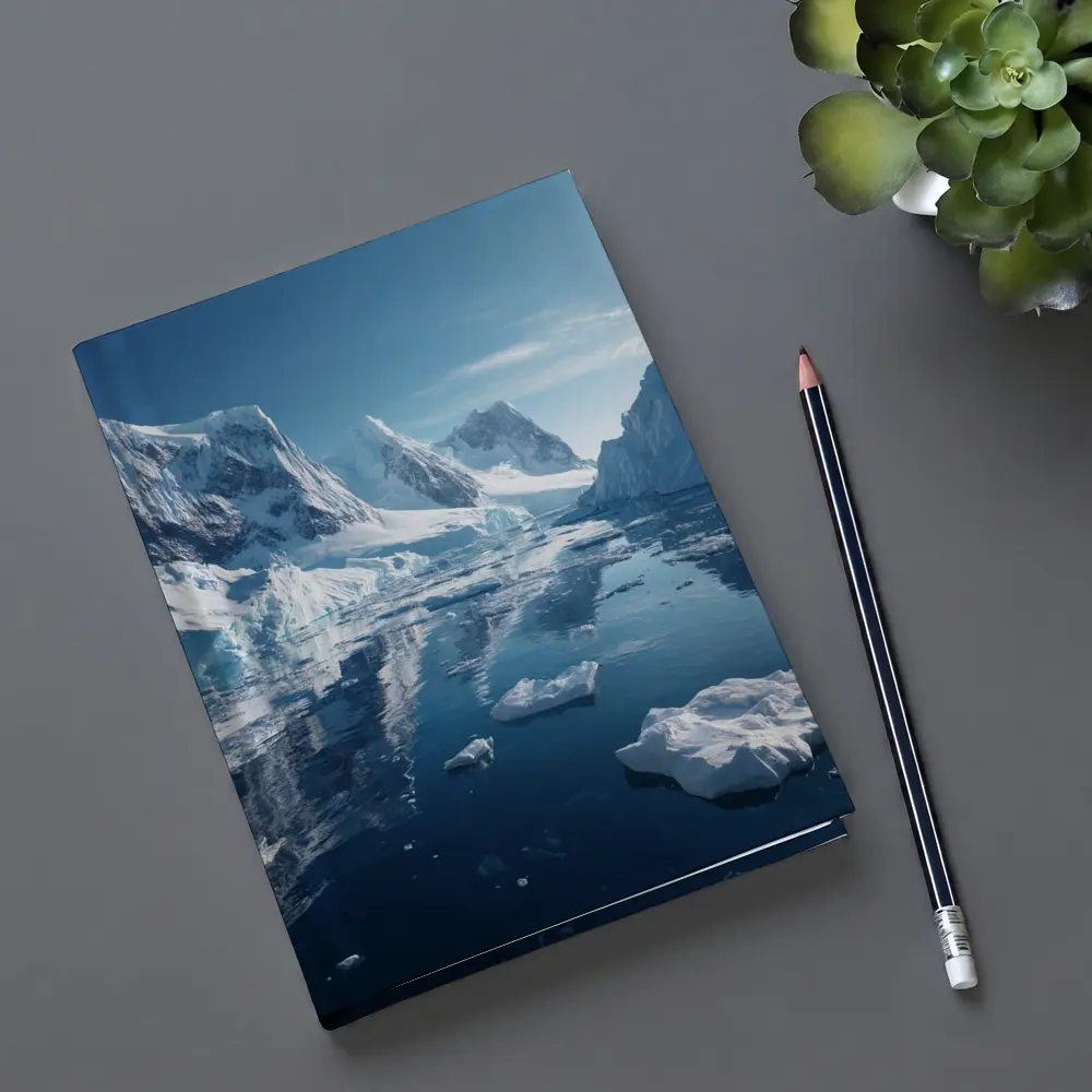 Arctic Ice Glaciers Blue Mountain Water – Notebooks